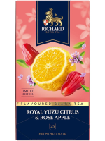 Чай Richard Royal Yuzu Citrus & Rose Applet черный, 25 пакетиков