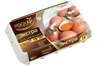 Яйцо куриное Птицефабрика Роскар С0 Экстра яркий желток, 15шт