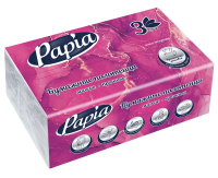 Бумажные полотенца Papia V-сложение, 3 слоя, 100л, белые