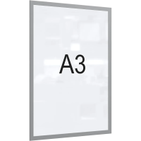 Рамка магнитная настенная Attache А3 ПЭТ, серая, 5 шт/уп