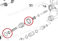 Комплект уплотнений Karcher, 2.884-551