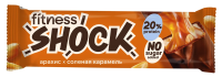 Батончик протеиновый Fitness Shock карамель и арахис, 50г