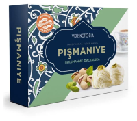 Пишмание турецкая халва Вкуснотория с фисташками, 136г