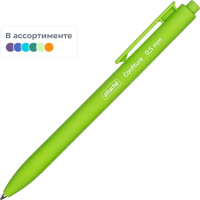 Ручка шариковая Attache Confiture, 0,5мм, синий, автом.,без манж.