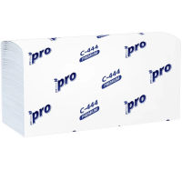 Бумажные полотенца Protissue Premium Pro H2, 2 слоя, Z-сложение, 150лист, белые, С444