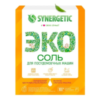 Соль Synergetic высокой степени очистки природного происхождения для посудомоечной машины, 1.5кг