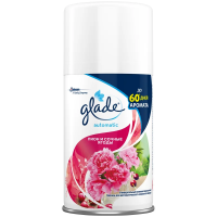 Сменный баллон для освежителя воздуха Glade Automatic пион и сочные ягоды, 269мл