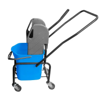 Тележка уборочная Vclean 1х20л, с отжимом