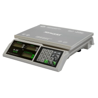 Весы фасовочные Mercury M-ER 326AC-15.2 LCD 0.04-15кг, дискретность 5г, платформа 325x230мм, без стойки
