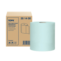 Протирочные салфетки Tellus (tork) Advanced бирюзовые, 1 слой, 360м, 351400