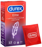 Презервативы Durex Elite сверхтонкие с дополнительной смазкой, 12шт
