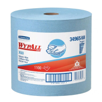 Протирочные салфетки Kimberly-Clark WypAll X60, 1100шт, 34x31,5см, синие, 34965