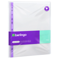 Папка-вкладыш с перфорацией Berlingo 'Mirror', А4, 30мкм, глянцевая, 100шт
