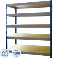 Стеллаж металлический Металл-Завод 1830х610х2000мм, 5 полок