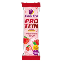 Батончик протеиновый Racionika Protein Клубничный йогурт без сахара, 45г