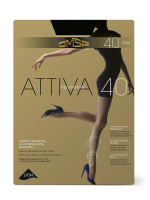 Колготки женские Omsa Attiva 40 den черные, размер 2