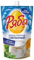 Майонез Ряба Провансаль сметанный ГОСТ 50.5%, 330г