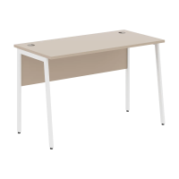 Стол прямой СП-2.1P Мокачино/Белый 1200х608х755 IMAGO PLUS