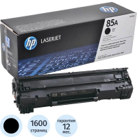 Картридж лазерный Hp CE285A, черный