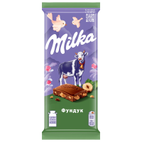 Шоколад Milka Фундук молочный, 80г
