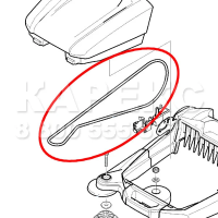 Круглый приводной ремень EPDM 70 Karcher, 6.363-012
