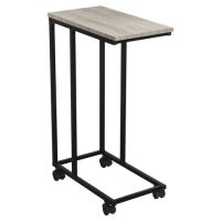 Журнальный столик Brabix LOFT CT-001 дую антик, 450х250х680мм, н колесах, металлический каркас