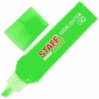 Текстовыделитель STAFF 'EVERYDAY HL-707', ЗЕЛЕНЫЙ, линия 1-5 мм, скошенный наконечник, 152543