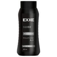 Гель для душа Exxe Men Silver Экстрасвежесть 2в1, 400мл