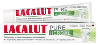 Зубная паста Lacalut Pure Herbal, 75мл