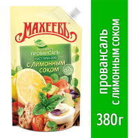 Майонез Махеевъ Провансаль, 380г, 67%, дой-пак
