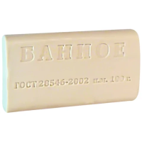 Мыло туалетное 100 г, КМЗ ЭКОНОМ 'Банное', без обертки, ш/к транспортной упаковки 91761