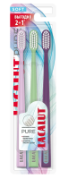 Зубная щетка Lacalut Pure мягкая, 2+1шт