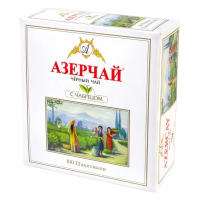 Чай Азерчай С чабрецом, черный, 100 пакетиков