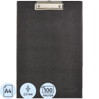 Клипборд без крышки Attache черный, А4, 4201-10
