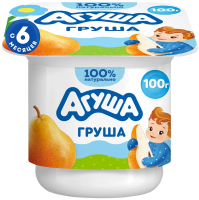 Творог детский Агуша Груша 3.9% с 6 месяцев, 100г