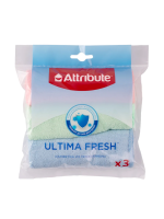 Салфетка Attribute Ultima Fresh микрофибра 3шт, 30 x 30см