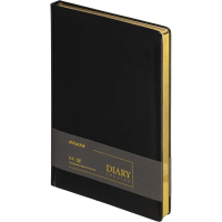 Ежедневник недатированный ATTACHE Gold А4, 160л, черный