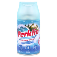 Сменный баллон 250 мл PERKLIN (ПЕРКЛИН) 'Тропический бриз', для автоматических освежителей, универсальный, 609802