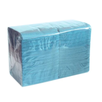 Салфетки бумажные Big Pack 24х24см, 400шт, 1 слой, голубые