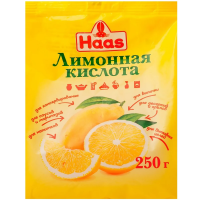 Лимонная кислота Haas пищевая, 250г