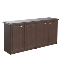 Шкаф низкий Skyland Raut RLW 185, венге магия, 1842х465х886мм, низкий, двухсекционный