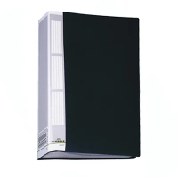 Файловая папка Durable Duralook черная, А4, на 50 файлов, 2425-01