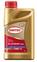 Масло моторное Sintec Platinum Sae 0W-20 Api SP синтетическое, 1л