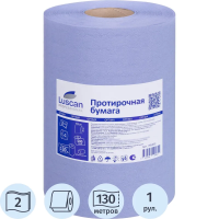 Протирочная бумага Luscan, 500 листов, 25x26см, голубая
