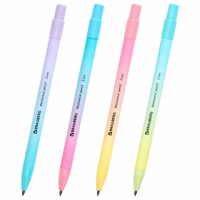 Карандаш механический цанговый 2 мм, BRAUBERG 'Grade' PASTEL, HB, встроенная точилка, корпус ассорти, 181961