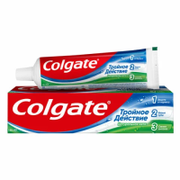 Зубная паста Colgate Тройное действие натуральная мята, 100мл